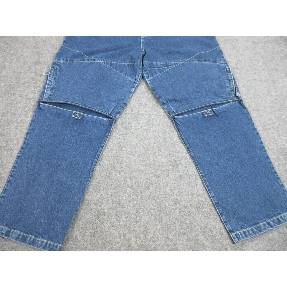VINTAGE FJ560 Fat Joe Jeans Mens 42 Hip Hop Baggy Y2K Streetwear DEADSTOCK 42X32 - Picture 2 of 16